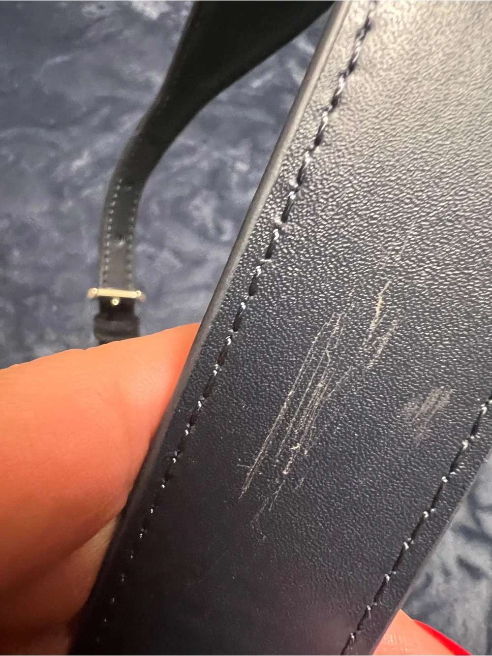 Michael Kors blue ombré Signature Crossbody Bag